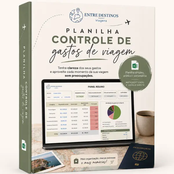 planilha de gastos de viagem